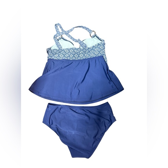 CUPSHE Women Tankini Sets Plus Size Two Piece Swimsuit - Picture 6 of 6